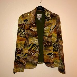 Joseph Ribkoff Vintage leopard Size 8 Jacket